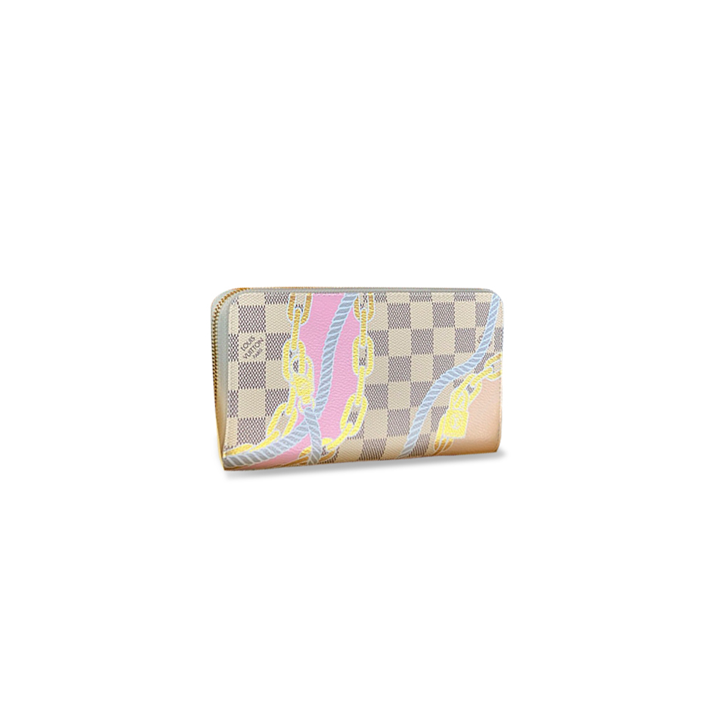LOUIS VUITTON DAMIER AZUR NAUTICAL ZIPPY WALLET N40480 (19*10cm)
